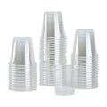 2500-PACK OF Cup Plastic Karat [2,500 Pack - 3oz] Clear Plastic Cups, PET Cups (62mm), C-KC3
