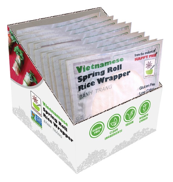 5 OZ-PACK OF RICE WHITE SPRING ROLL WRAPPER