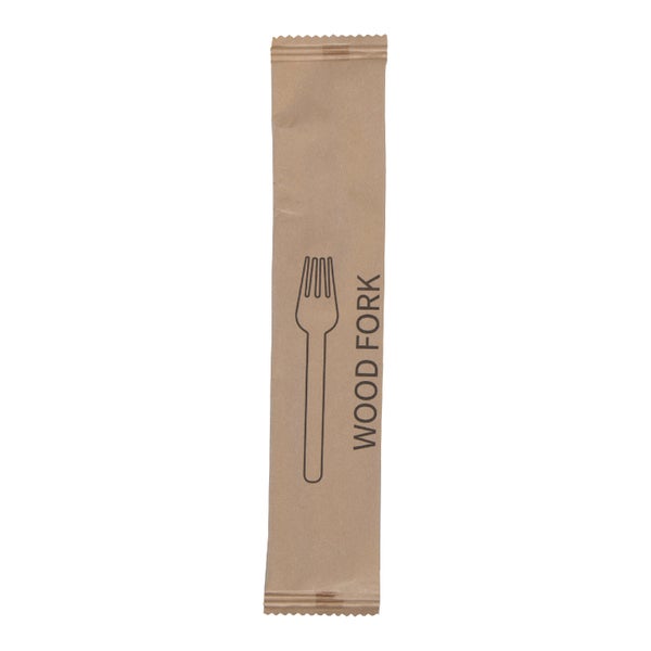 1-PACK OF FORK WOOD IND WRAPPED