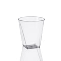 25-PACK OF Cup Plastic 2 oz Square Bottom