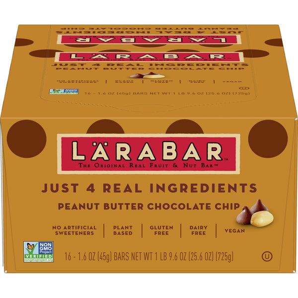 64-PACK OF BAR CHOC CHIP PEANUT BUTR