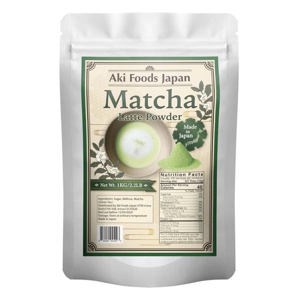5-PACK OF Drink Mix Matcha Latte Powder