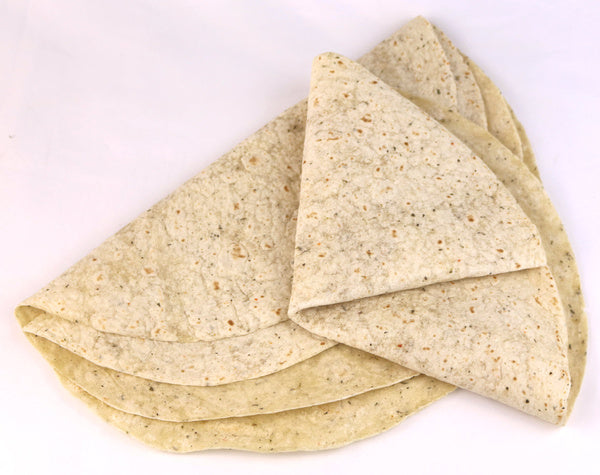 6- PACK OF TORTILLA WRAP GRLC HERB 12"