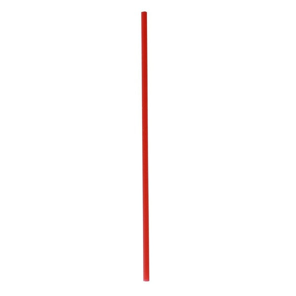 2000-PACK OF Straw Wrapped Boardwalk Wrapped Jumbo Red Polypropylene Straws - 10.25 Inches, 2000 Count for Convenient On-the-Go Drinks