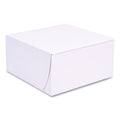250-PACK OF Container Food SCT 1541 White Standard One-Piece Bakery Boxes - 8x8x4 inches - 250 Count Bundle for Cakes, Pastries, and Cupcakes