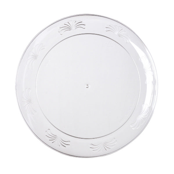 10-PACK OF PLATE PLASTIC CLR 9" DESGNWARE