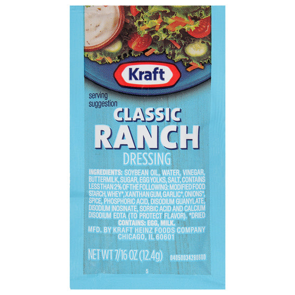 200-PACK OF DRESSING RANCH POUCH