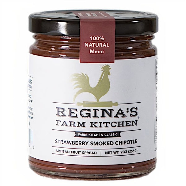 12-PACK OF Fruit Spread, STRAWBERRY SMOKED CHIPOTLE, Regina's Farm Kitchen