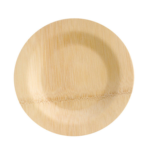 1-PACK OF PLATE BAMBOO ROUND