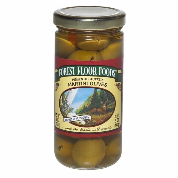 12-PACK OF Olives Martini Pimiento Stuffed, Forest Floor Foods