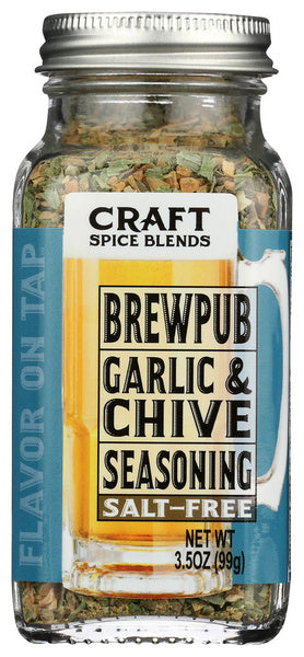 6-PACK OF SEASONING BLEND GARLIC & CHIVE 3.5 OUNCE - CASE OF 6