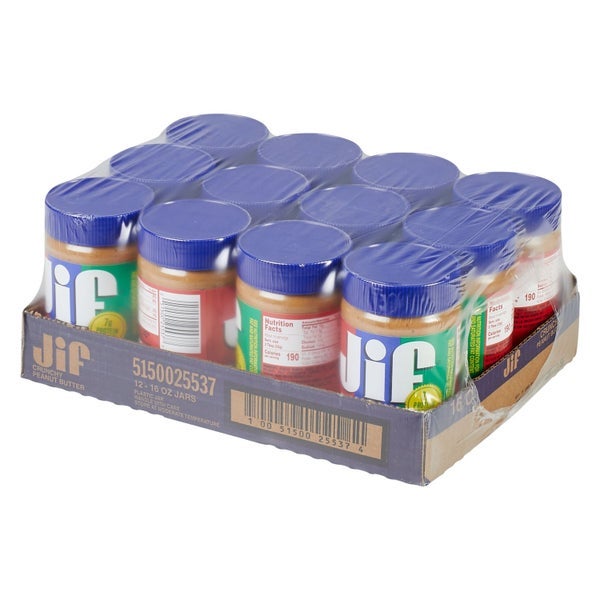 12-PACK OF PEANUT BUTTER CRUNCHY