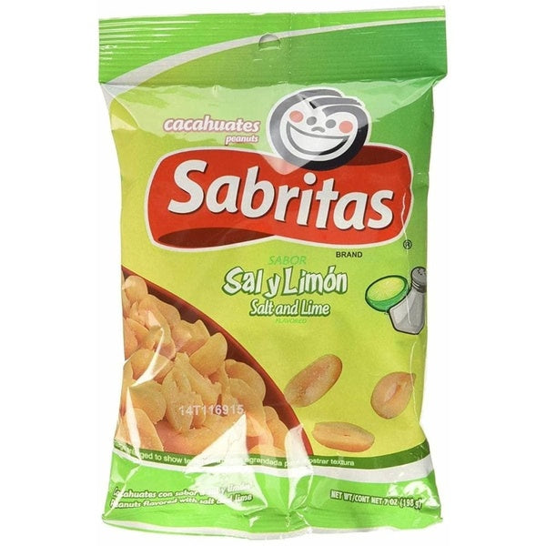 12-PACK OF Nut Peanut Salt And Lime Gamesa 7 oz