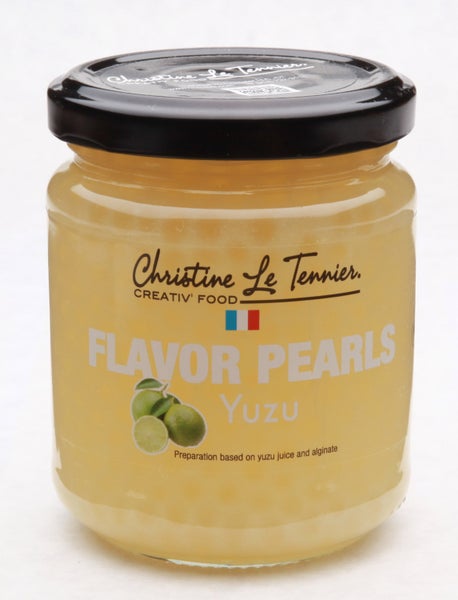 6-PACK OF Flavor Bubble Pearls Topping Yuzu, 6 x 7 oz