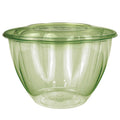 150-PACK OF Container To Go Vegware Compostable 48 oz Round PLA Salad Bowls & Lids w/ Green Tint | 150 count