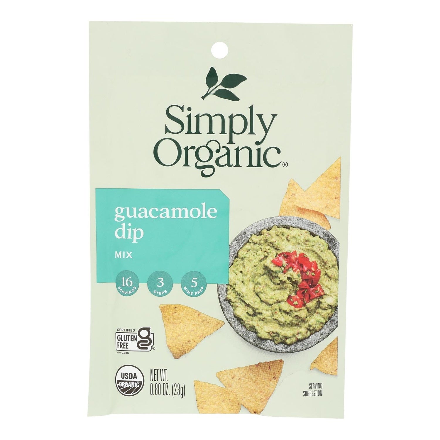 12-PACK OF DIP GUACAMOLE GLUTEN FREE