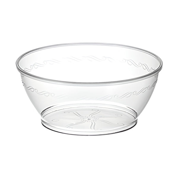12-PACK OF Bowl Dessert 6 oz Clear Floral