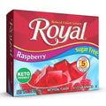 12-PACK OF Sugar Free 5 Calorie Raspberry Flavored Gelatin Mix Royal, 12 - 0.32 Oz