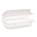 220-PACK OF Container Food Pactiv Corp. YCASH3011UCH Clear Plastic Hoagie Hinged Lid Container - 9 x 5.5 x 3.2 Inches (220 Count) for Food Packaging