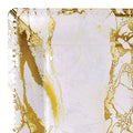 12-PACK OF Plate Paper 13" Gold Marble Square