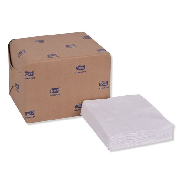 3000-PACK OF Napkin Dinner Tork NP5240C Advanced 2-Ply Dinner Napkins - 15 x 16.25 inches, White, 8 Cartons for Elegant Dining