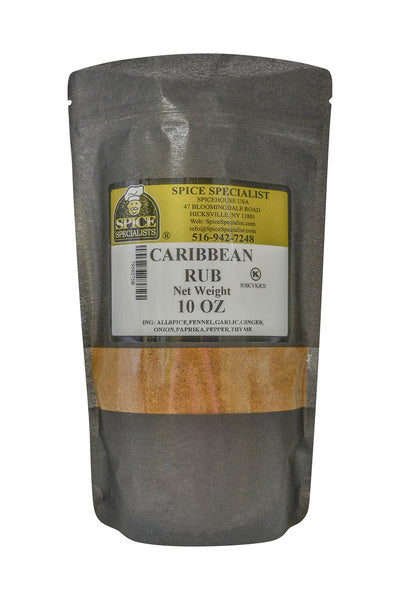 12-PACK OF Caribbean Rub - 12 Pack of 10 oz. Bags