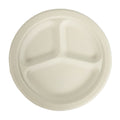 4-PACK OF PLATE MLD PULP 3COMP WHT 9.25"