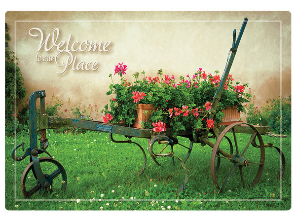 1-PACK OF PLACEMAT PAPER WELCOME OUR PLC