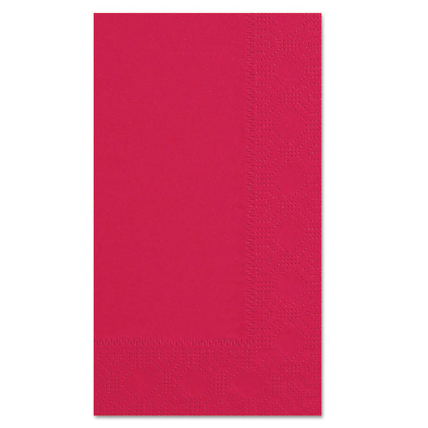 1000-PACK OF Napkin 15x17-2ply Hoffmaster 180511 15 x 17 Red 2-Ply Dinner Napkins - Premium Quality Disposable Napkins (1000 Count)