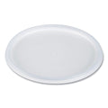 500-PACK OF Lid Flat Dart 48JL Translucent Flat Vented Plastic Lids for 24-32 oz Foam Containers - 500 Count