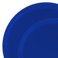 120-PACK OF Plate Set Blue Flat Round