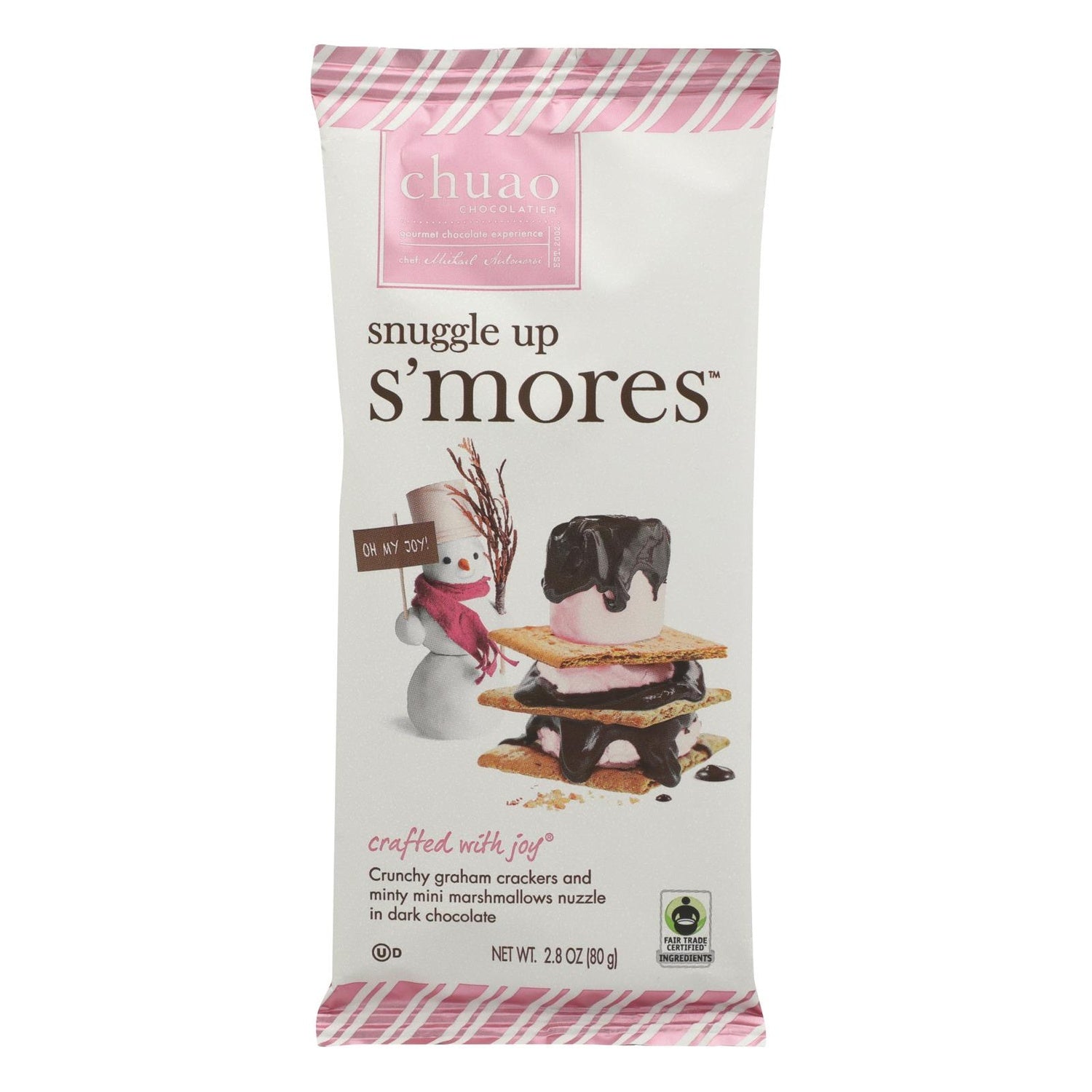 10-PACK OF CHOCOLATE BAR CRUNCHY GRAHAM CRACKERS