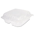 200-PACK OF Container Food Dart C95PST3 ClearSeal Hinged-Lid Plastic Containers - 3-Compartment Design, 9.4 in. x 8.9 in. x 3 in., 200 Count