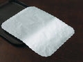 1000-PACK OF COVER TRAY WHT FLORL SCALP EMB