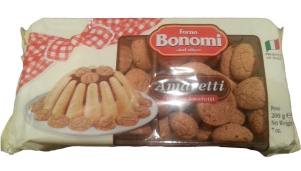 15- PACK OF Cookie Amaretti Italian, Avg 65-75 ct, 15 x 7 oz