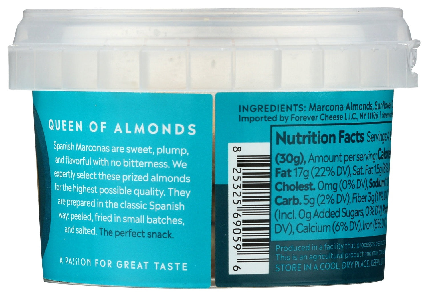 12-PACK OF NUT ALMOND MARCONA FRIED AND SALTED