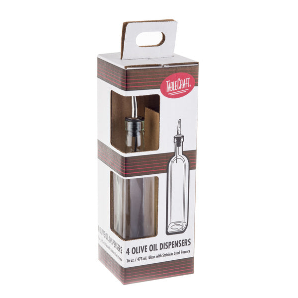 16 CT-PACK OF BOTTLE VINEGAR GLASS 16 OZ