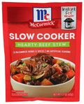 12-PACK OF SEASONING BEEF HEARTY STEW
