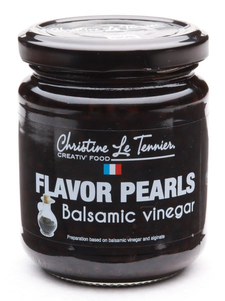 6-PACK OF Flavor Bubble Pearls ToppingBalsamic, Vinegar, x 7 oz