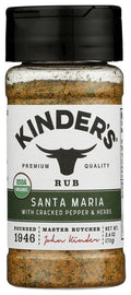 8-PACK OF Seasoning Rub Kinders 2.6 oz