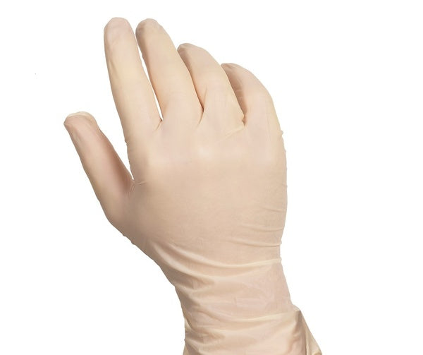 10-PACK OF GLOVE LATEX FDSRV PWDRFREE MED