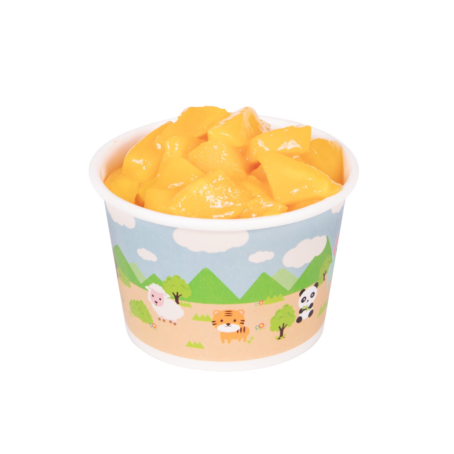 1000-PACK OF Container Takeout Karat 1,000 ct 8 oz Paper Food Containers | 95 mm | Safari Print