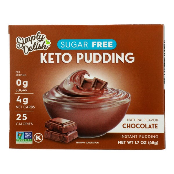 6-PACK OF Pudding Chocolate Pie Filling Simply Delish 1.7 oz
