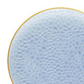 120-PACK OF Plate Dinner 10.25" Blue Gold Rim