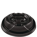 1200-PACK OF Lid Closure Dart OPT1224TGB Reclosable Hot Paper Cup Lids - Fits 12 to 24 oz Cups - Black - 1200 Count