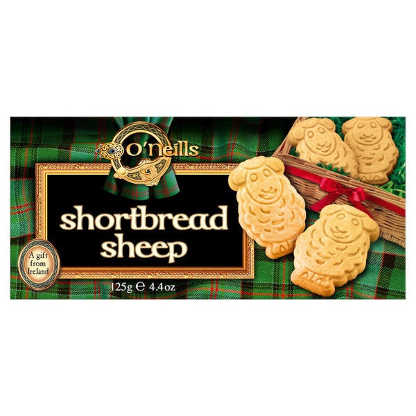 24-PACK OF Cookies Shortbread Sheep (9cookies), O'Neill's, Bewley Irish Imports