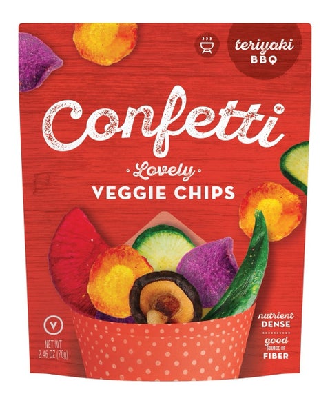12-PACK OF CHIP VEGGIE Teriyaki BBQ 2.5 oz