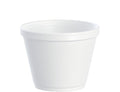 500-PACK OF CONTAINER FOAM RND WHT SQT12OZ