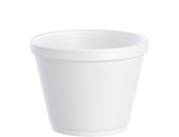 500-PACK OF CONTAINER FOAM RND WHT SQT12OZ