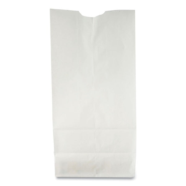 500-PACK OF Durable White Grocery Paper Bags - No. 2 Size, 4.13 x 2.63 x 7.88 inches, 500 Pack for Convenience and Eco-Friendliness